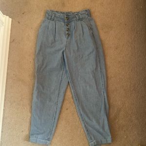 American Eagle Baggy Jeans - Size Small - Color Blue - Only Worn A Few Times